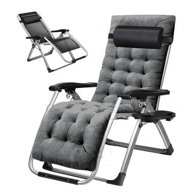 Arlmont Co. Dubhgan Zero Gravity Chair Outdoor Padded Lounge